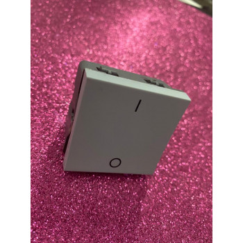 Modulo Interruptor Bipolar Simples Grande - Pial Plus + Cinza